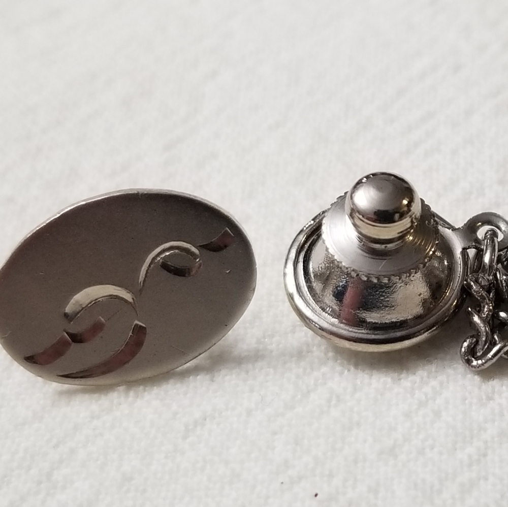 Sterling Silver Tie Late 1940s